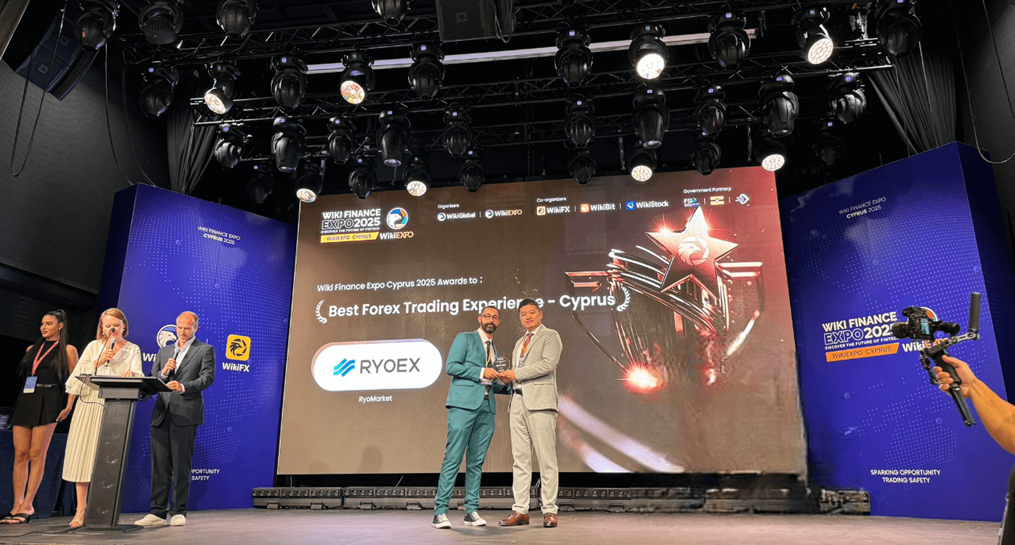 RYOEXが「最優秀FX取引体験賞」を受賞｜Wiki Finance EXPO Cyprus 2025