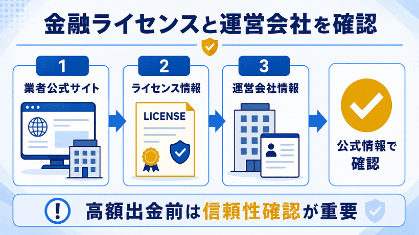 海外FX業者の金融ライセンスと運営会社情報の確認ポイント