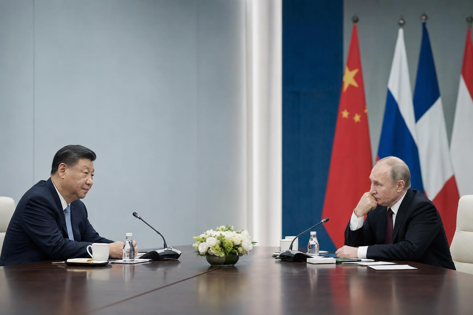 習近平氏、首脳会談でプーチン氏の侵略後悔に言及か