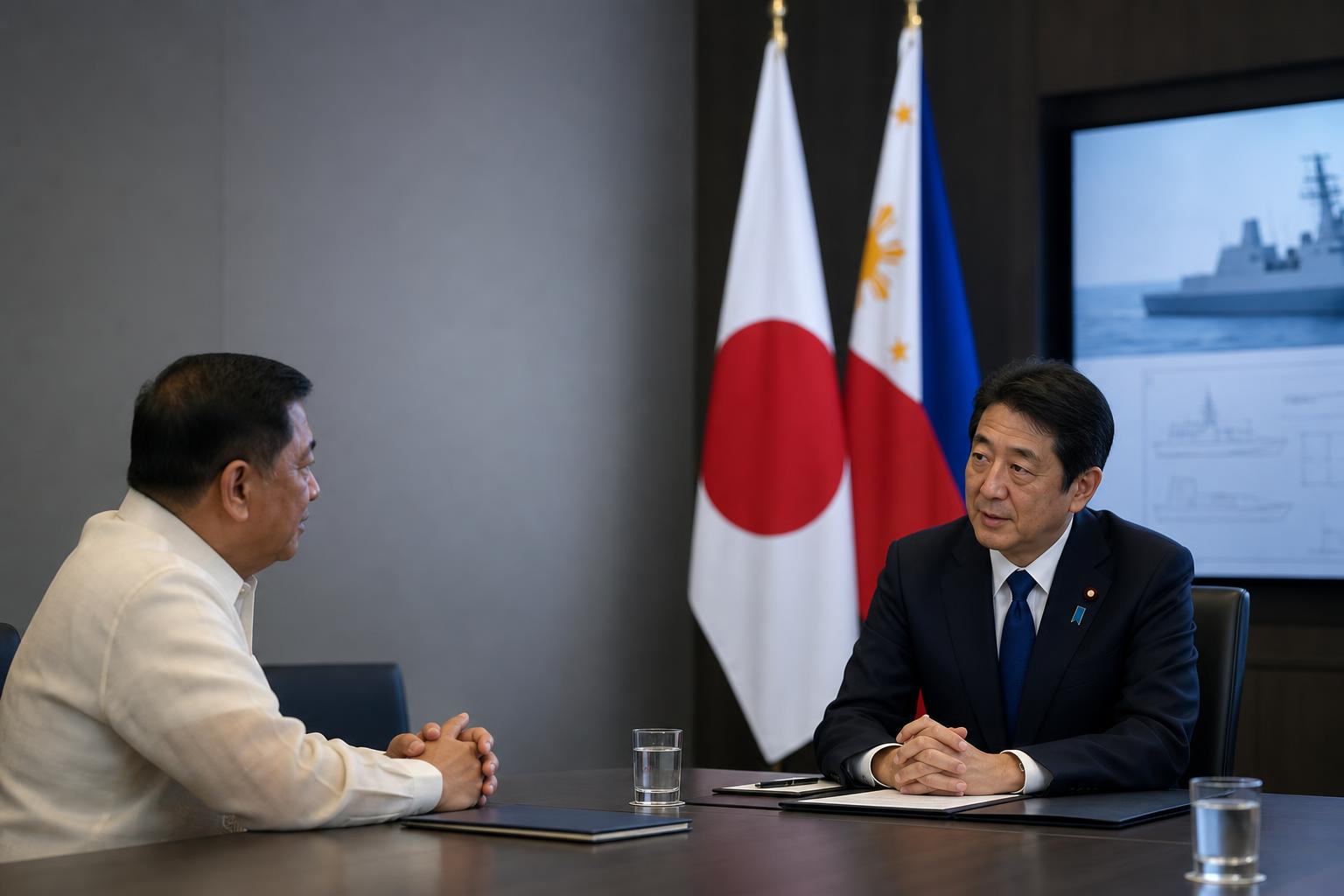 防衛相與菲律賓國防相會談　就輸出阿武隈級護衛艦大致達成共識