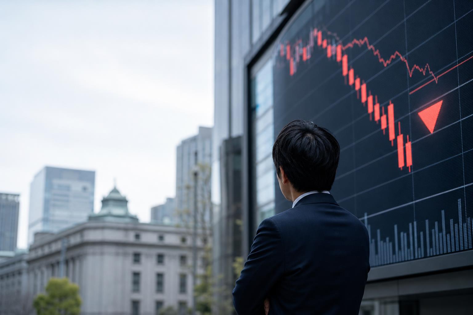 日経平均、931円安で反落　最高値更新後に利益確定売り