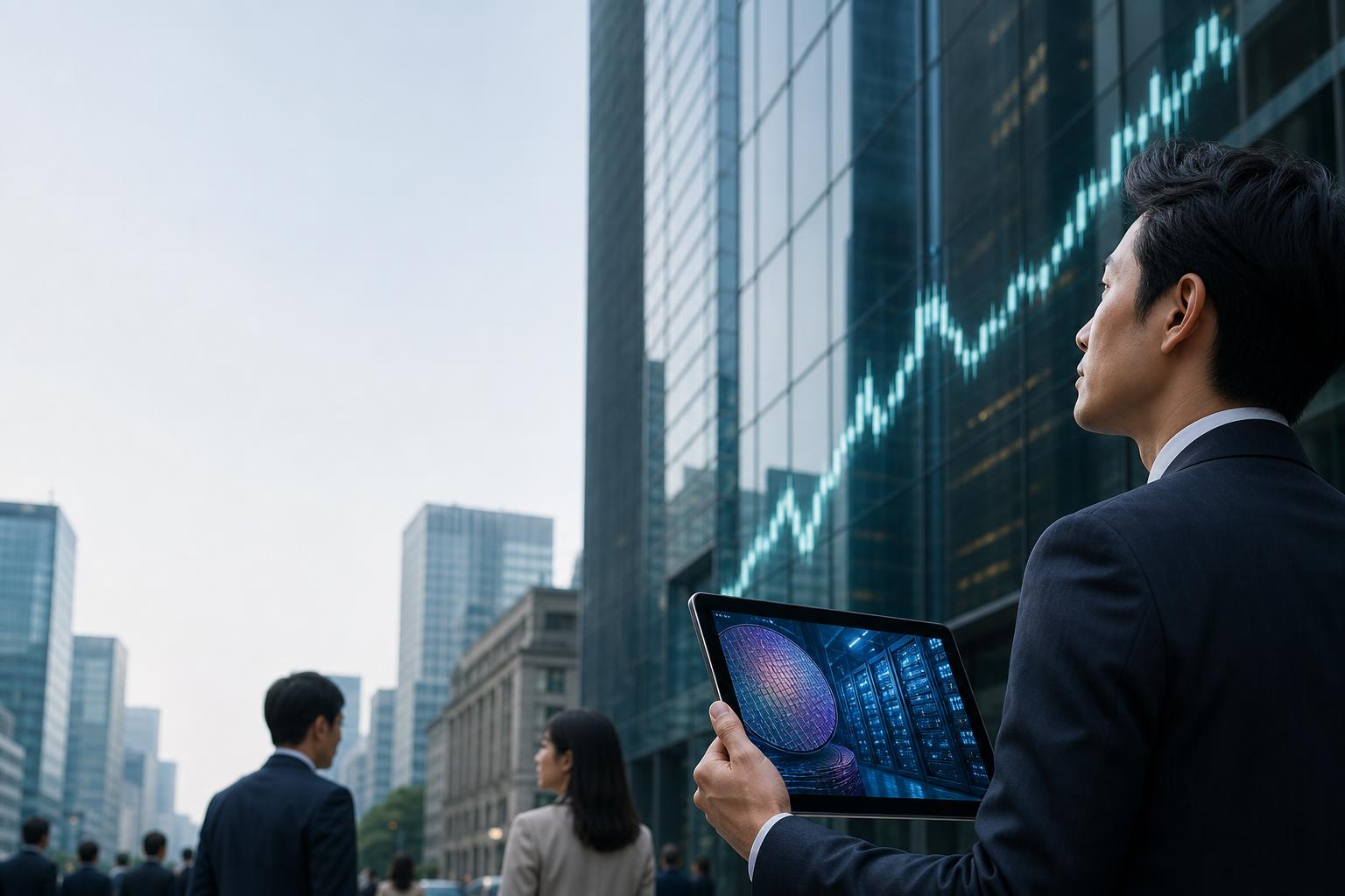 日経平均続伸、6万9593円　AI・半導体に買い集中
