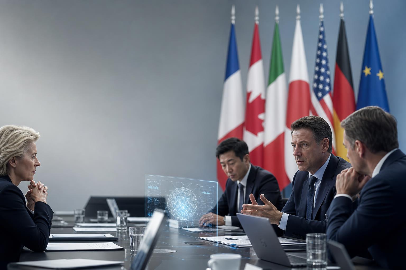 G7に合わせ欧州、米先端AIの対外提供枠組み求める