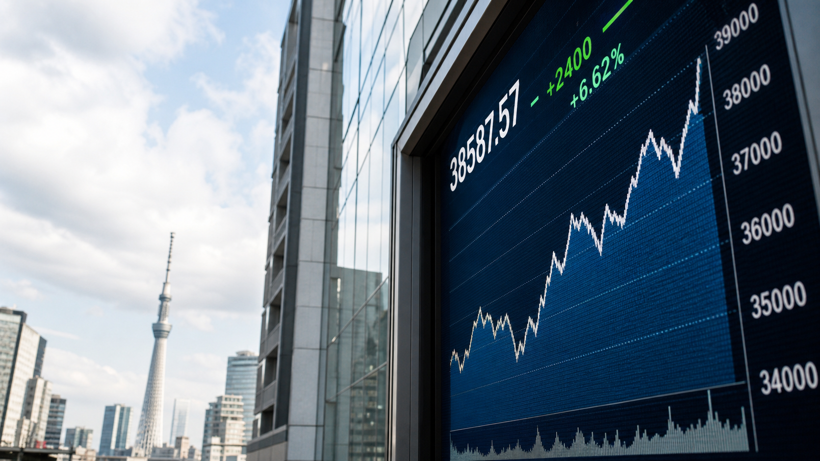 Nikkei surges over 2,400 points on Micron earnings