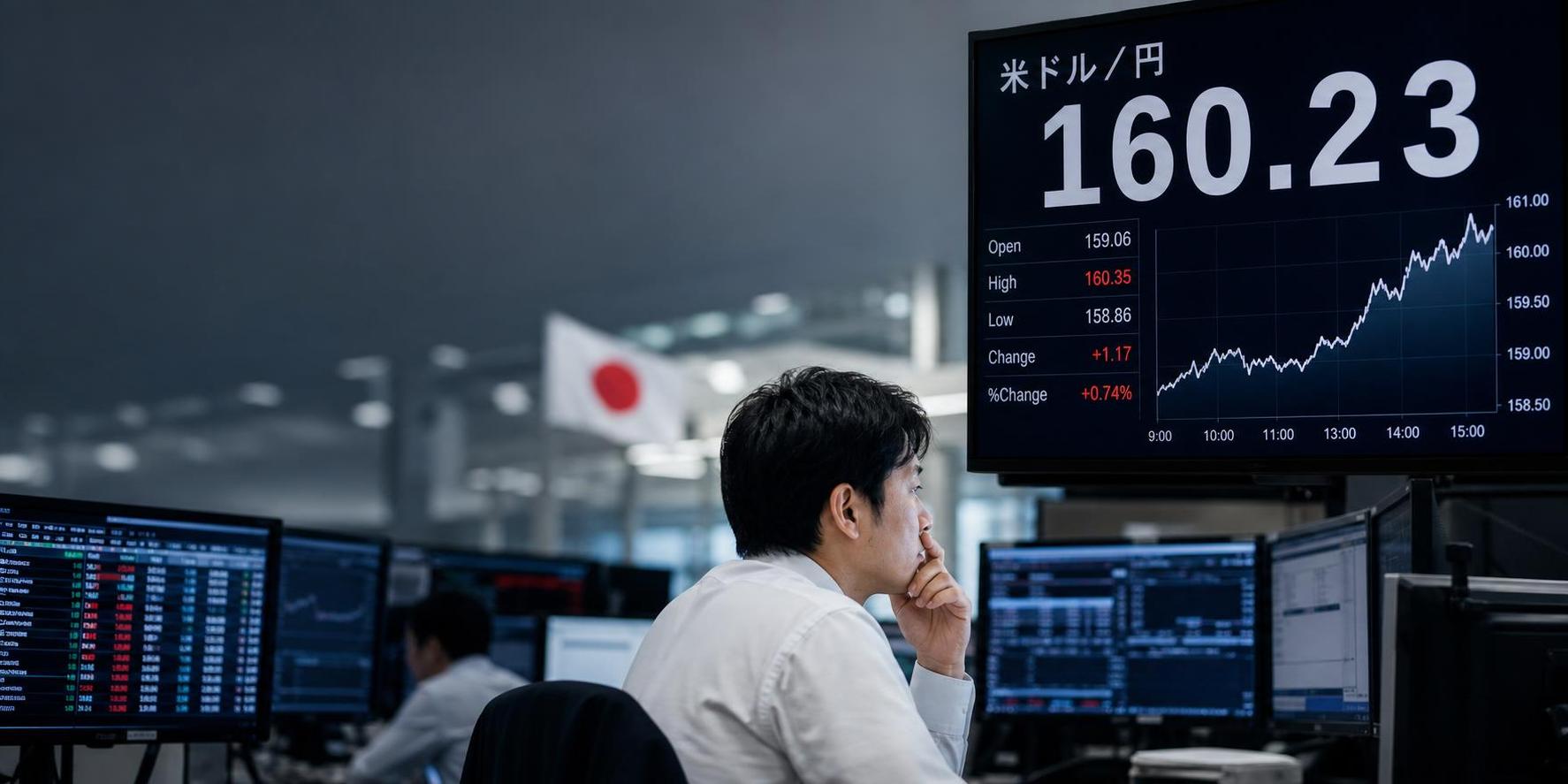 Yen Jumps Briefly Into 160s on Intervention Fears
