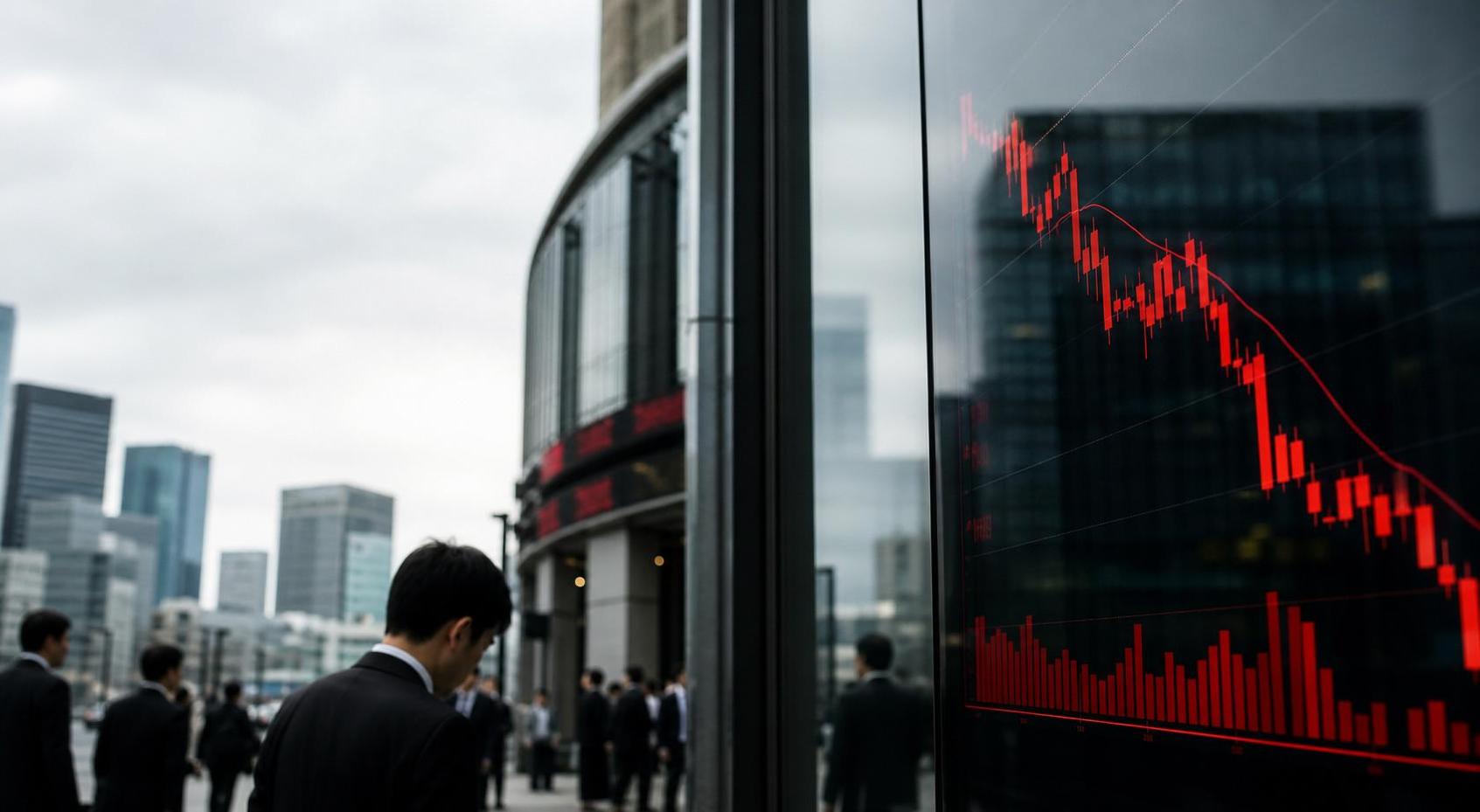 日経平均498円安　中東緊迫で景気敏感株に売り