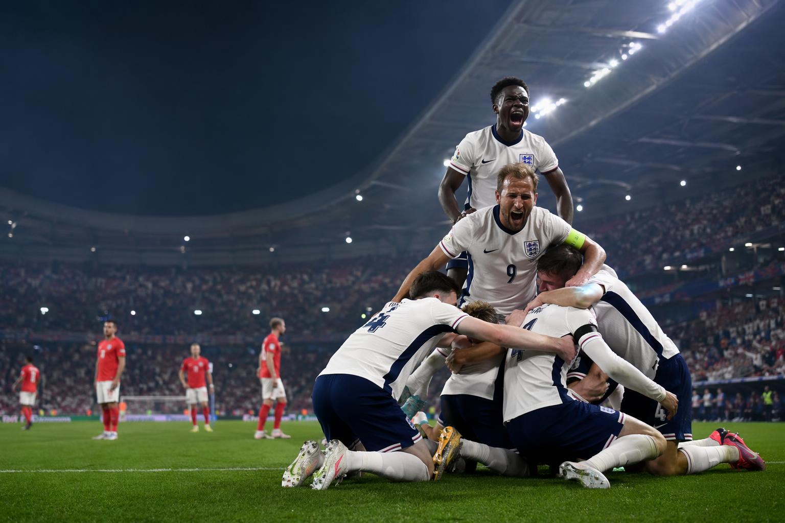 Inglaterra avança à semifinal na prorrogação