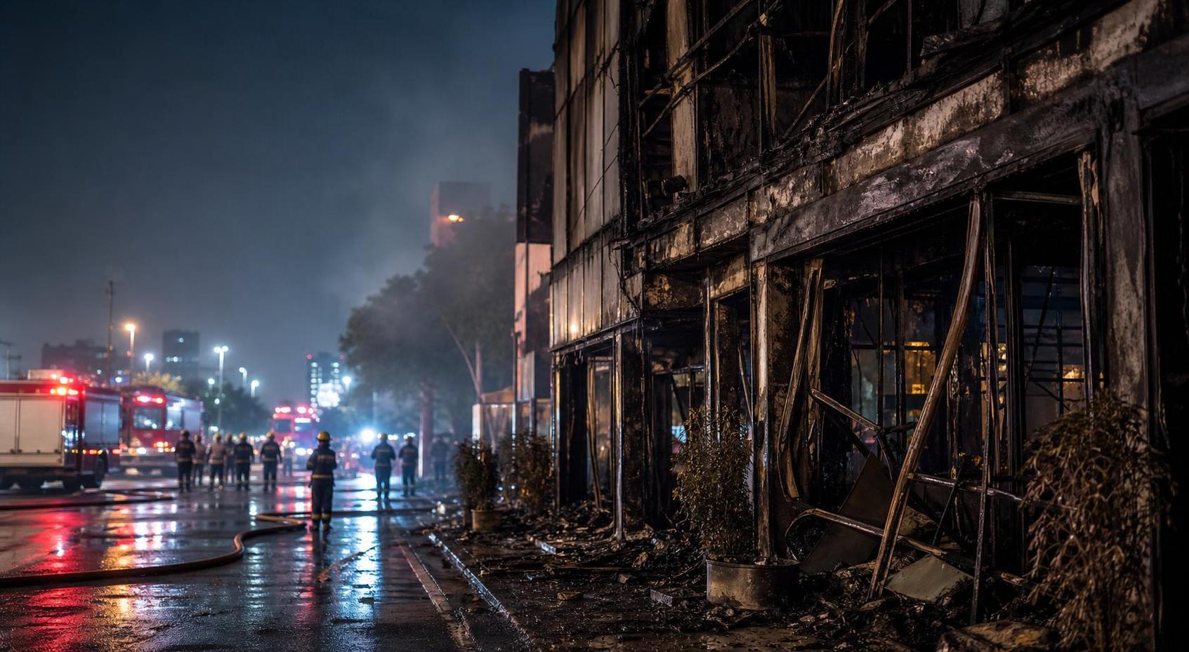 曼谷餐飲店火災，至少25人死亡