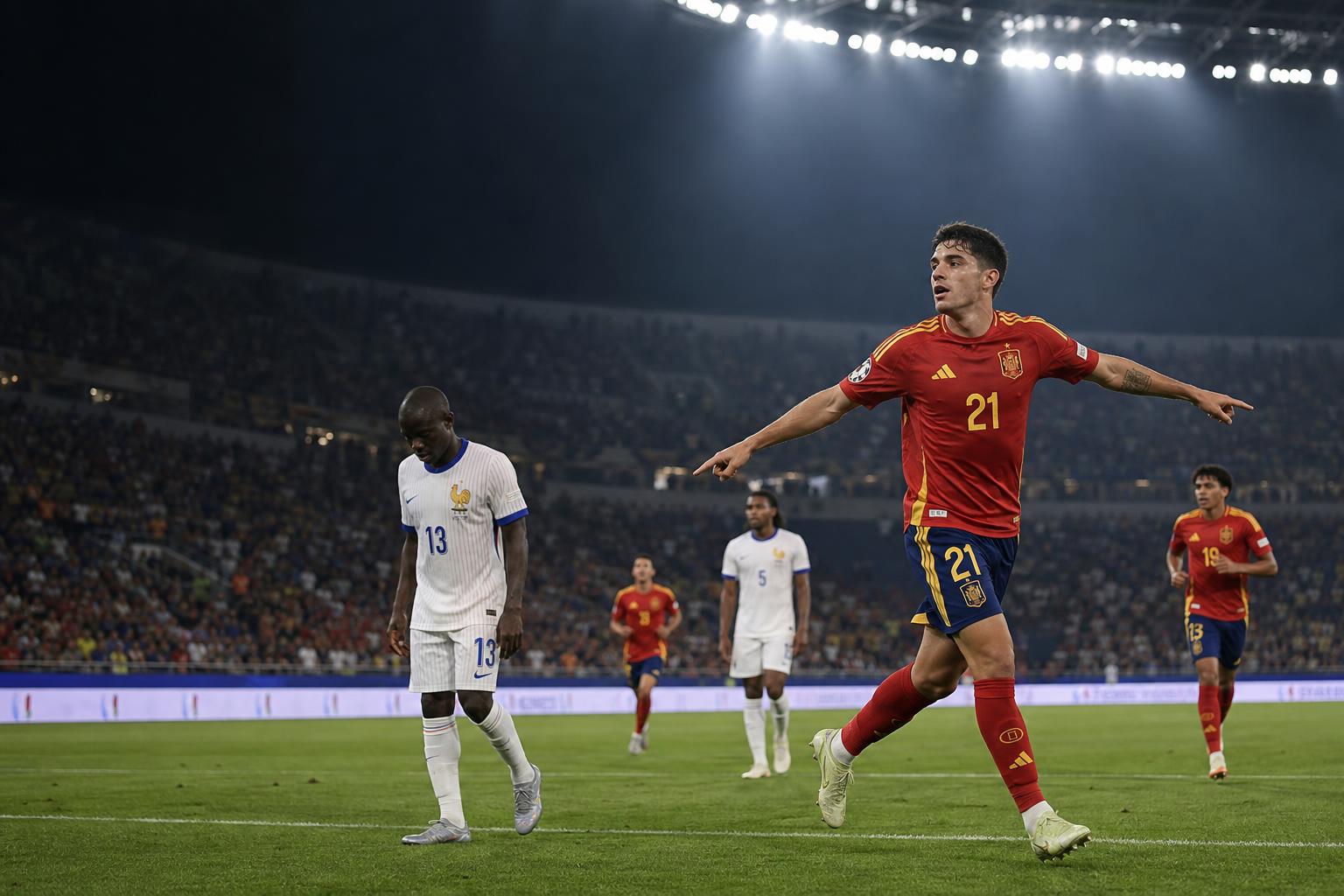 Spain beat France 2-0 to reach World Cup final