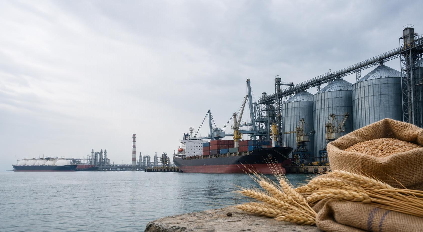 Black Sea attacks hit grain and energy exports, wheat rises