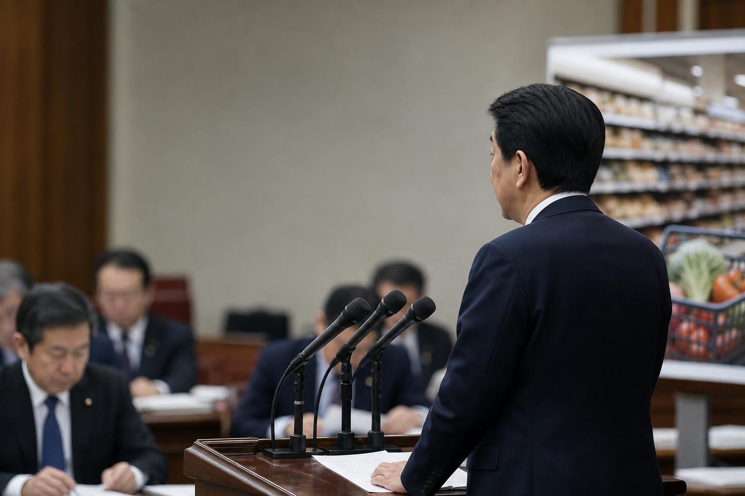 高市首相、食料品減税で自民に週内の意見集約を指示へ