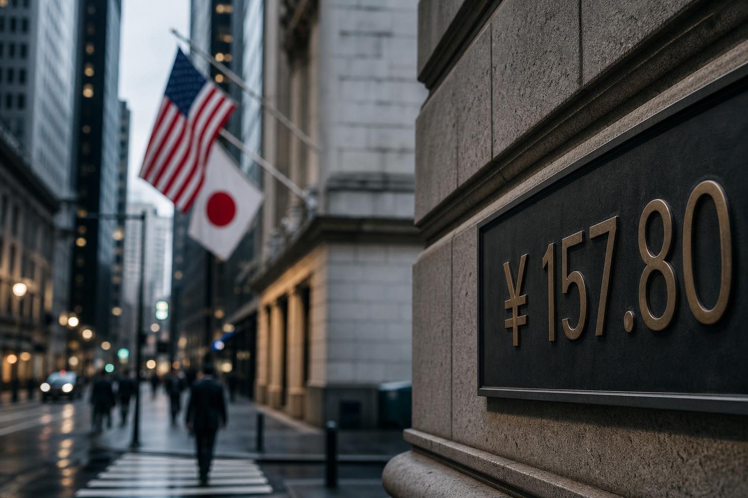 円が一時157円80銭、日米が同時に為替介入か
