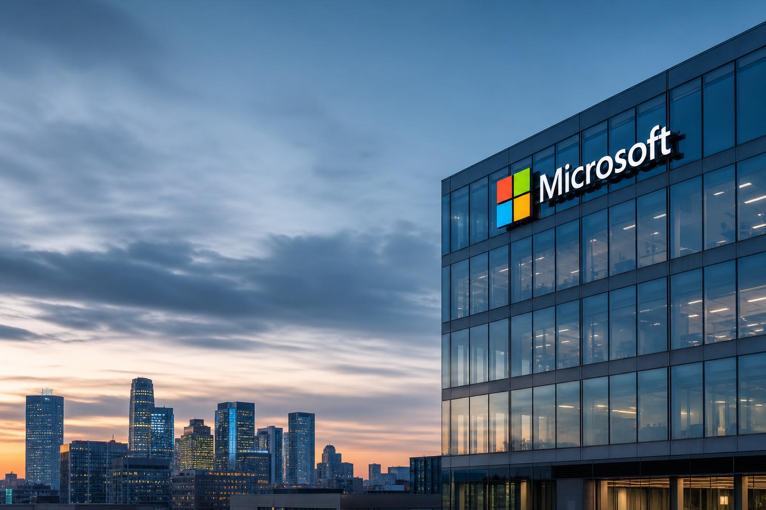 Microsoft shares jump 17%, lifting market value by a record amount