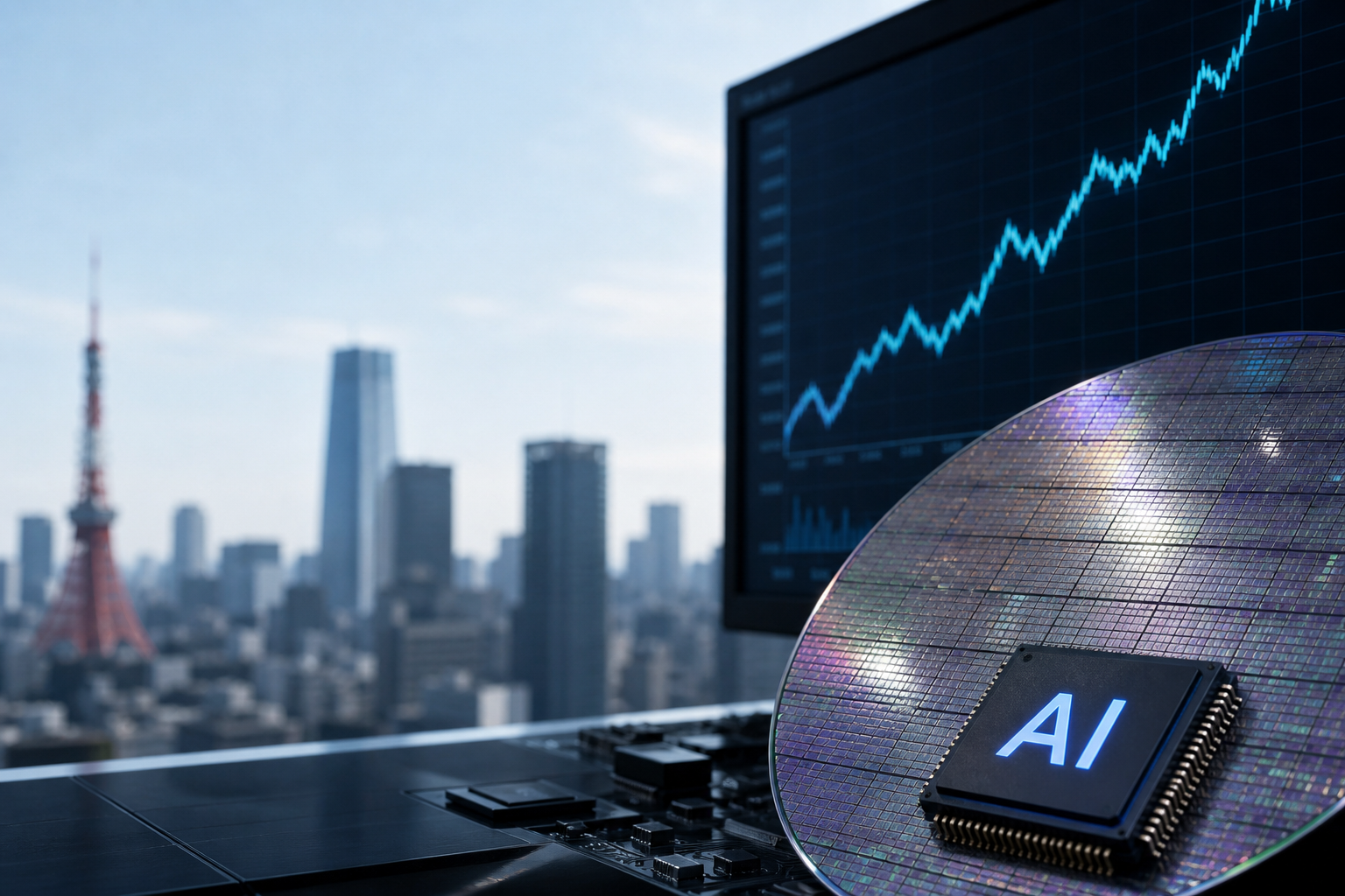 Nikkei Extends Gains as AI, Chip Stocks Lead 1,903-Yen Rise