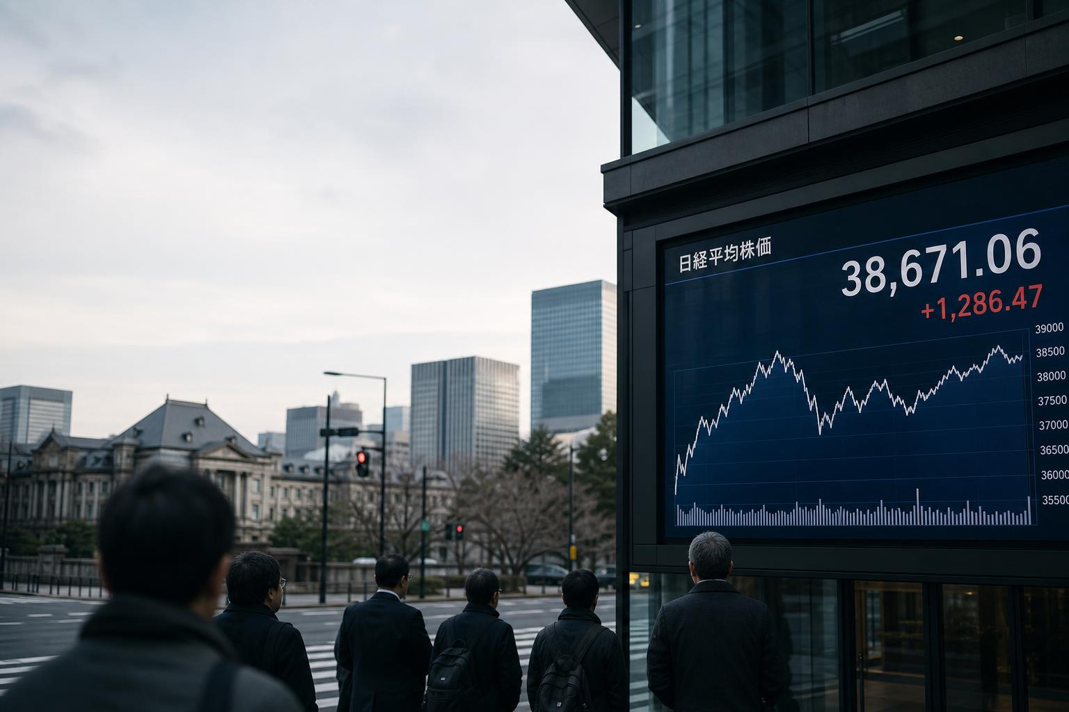 日經平均大幅續漲，AI股買盤熱度不足　韓國聯動構成壓力