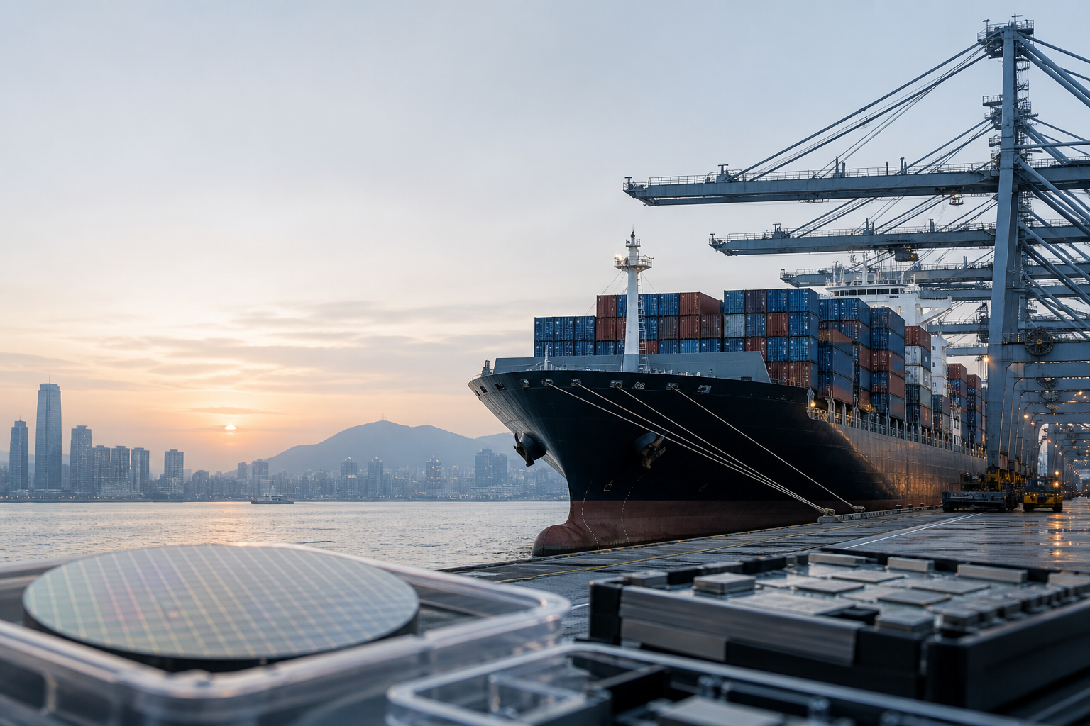 South Korea and Taiwan's first-half exports top Japan's for first time