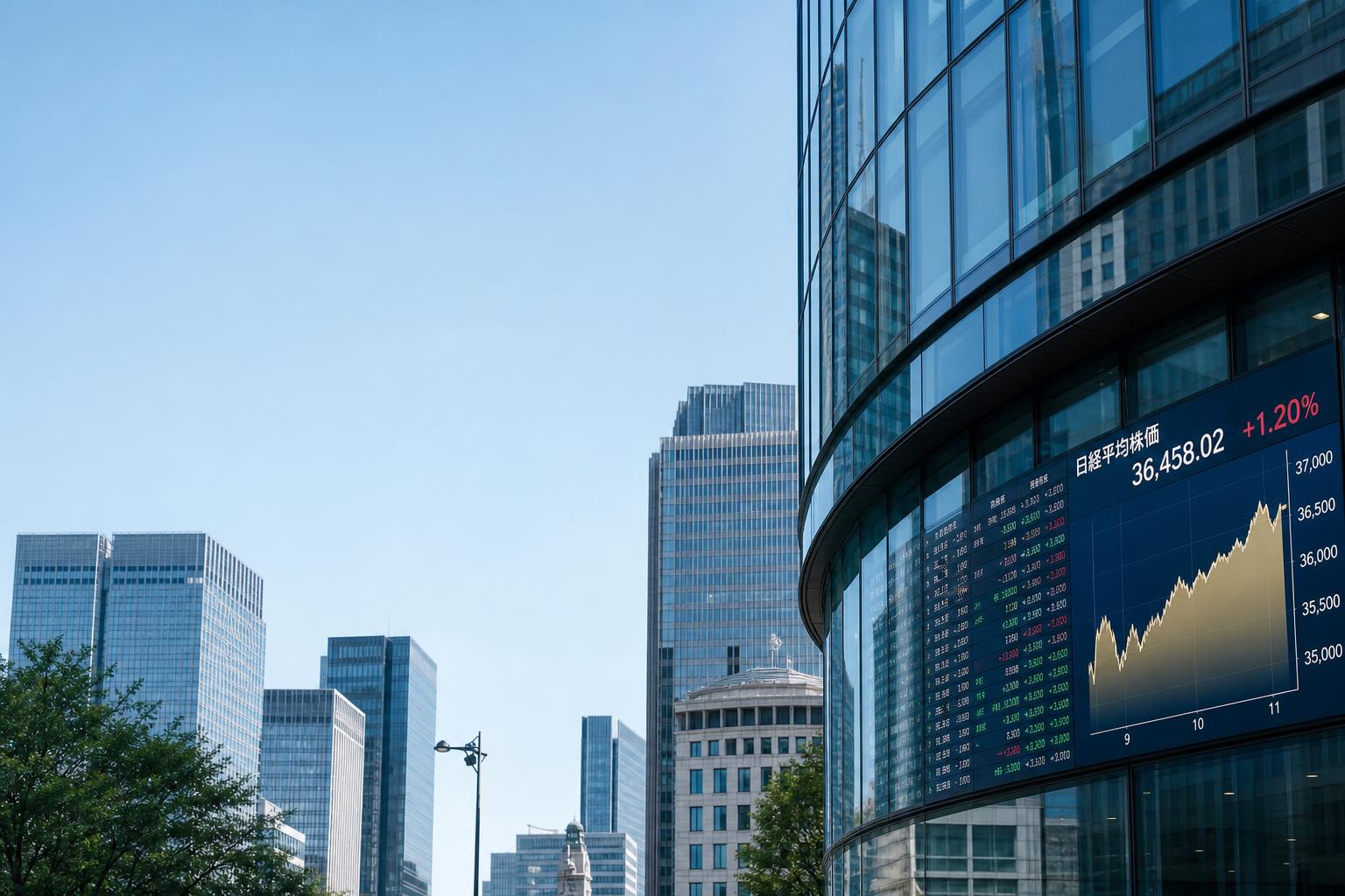 Tokyo chứng khoán buổi sáng, Nikkei tiếp tục tăng nhờ mua vào cổ phiếu AI và bán dẫn
